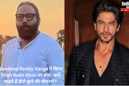 Sandeep Reddy Vanga ने किया Shah Rukh Khan पर तंज! 'क्यों चाहते हैं हीरो कुत्ते की मौत मरे?'