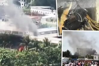 Dhaka air force Plane Crash: ढाका में बड़ा हादसा! कॉलेज की इमारत पर गिरा एयरफोर्स का ट्रेनर विमान, एक की मौत 8 Dhaka air force Plane Crash: