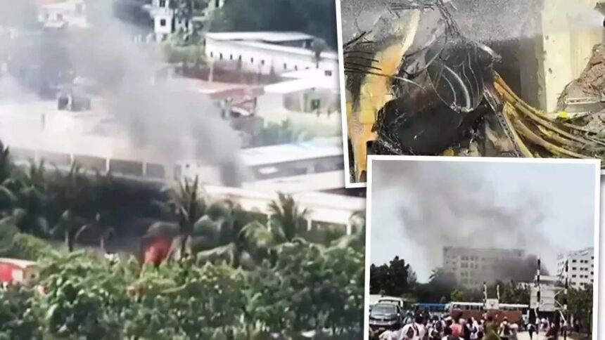 Dhaka air force Plane Crash:
