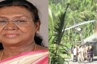 Droupadi Murmu’s Helicopter Helipad Collapses: बाल-बाल बचीं राष्ट्रपति द्रौपदी मुर्मु! लैंडिंग के वक्त अचानक धंसा हेलीपैड, देखें वीडियो 21 prj 1761115296221025